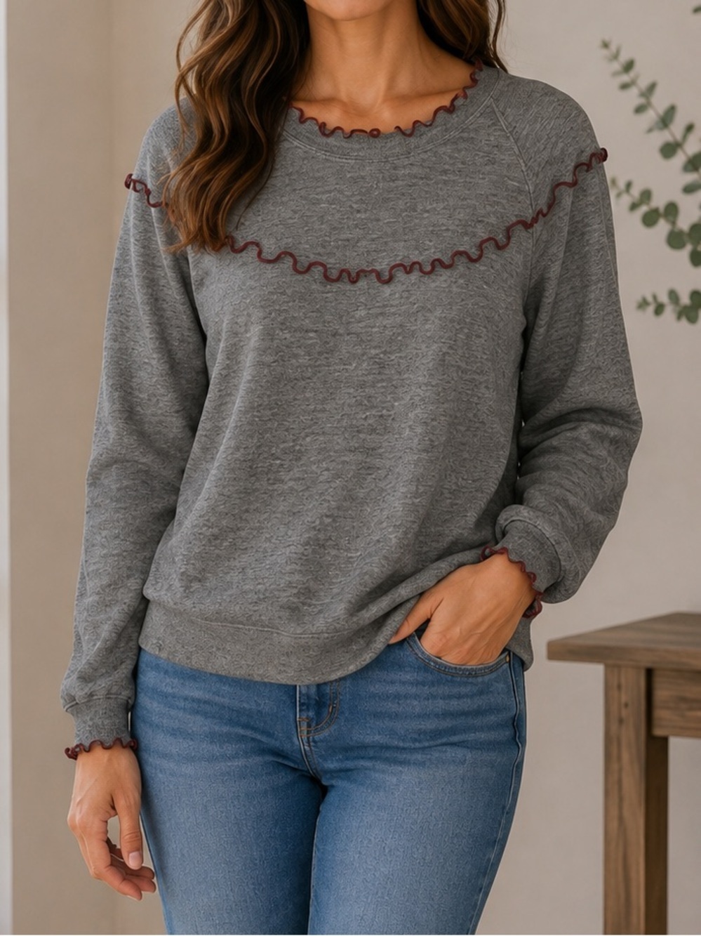Vintage Jerzees Gray Sweatshirt